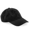 BB652N B652N Beechfield Organic Cotton 6 Panel Dad Cap Black colour image